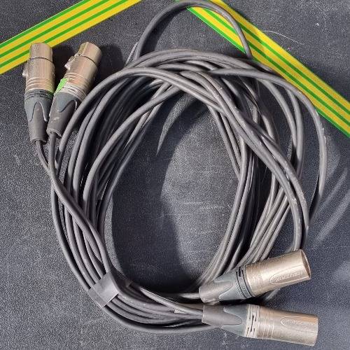 2x XLR Ż – 2x XLR M